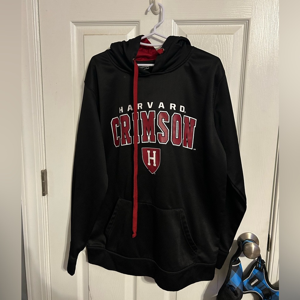 Black Harvard Hoodie size Large